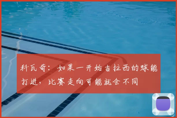 科瓦奇：如果一开始吉拉西的球能打进，比赛走向可能就会不同